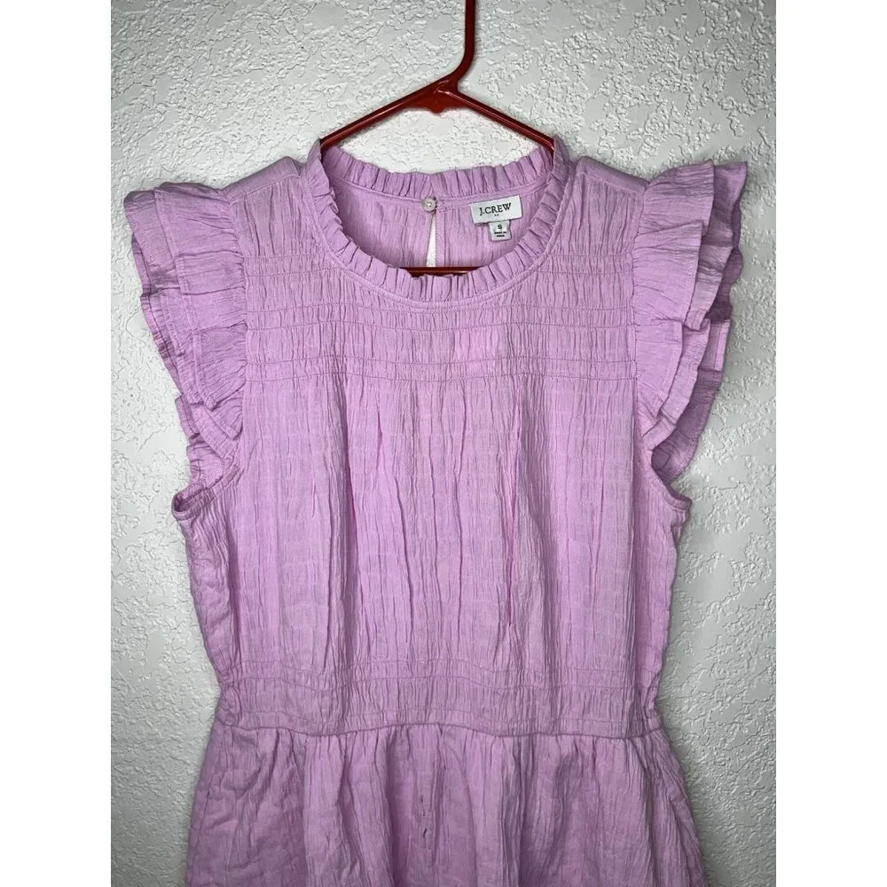 J. Crew Pink Dress NEW BY516 Small Imperfection* NWTS $98 Spring Summer X - Picture 5 of 13